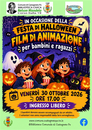 Festa di halloween in biblioteca!