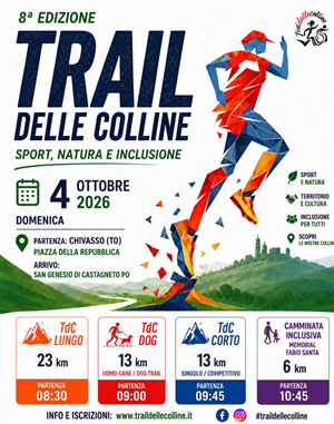 Trail delle Colline 2026 Domenica 4 ottobre  2026